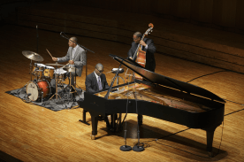 Photo of Marcus Roberts Trio Concert.